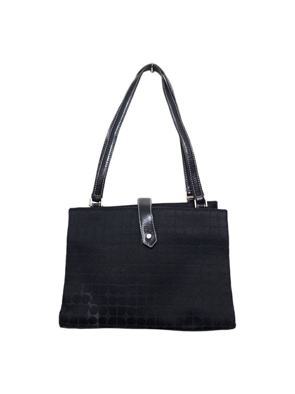 Kate Spade Vintage Black Dot Noel Sam Tote Shoulder Purse